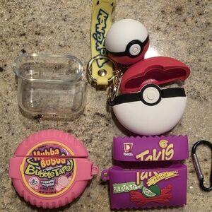 Poké Ball Keychain and Hubba Bubba Bubble Tape Set